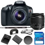 Canon EOS Rebel T6 DSLR Camera w/EF-S 18-55mm f/3.5-5.6 IS II Lens with 16GB SD Memory Card, Deluxe Carry Case Bundle
