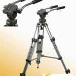 Professional 75mm Video Camera Tripod with Fluid Drag Head FT9901