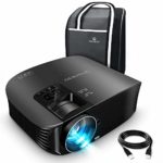 VANKYO Leisure 510 Full HD Projector with 3600 Lux, Video Projector with 200″ Projection Size, Support 1080P HDMI VGA AV USB with Free HDMI Cable and Carrying Bag
