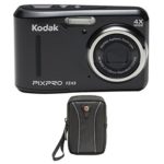 Kodak PIXPRO FZ43 16 MP Digital Camera, 4X Optical Zoom, 2.7″ LCD (Black) Bundle