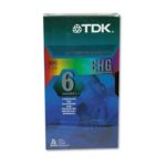 TDK Ultimate Performance VIVID 6 Hr VHS Cassette