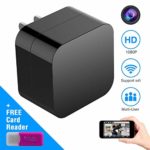Toguard Hidden Spy Camera Wall Charger Nanny Camera USB Security Camera Supports 128GB SD Memory Card Superior Motion Detection, APP Remote View for Android iOS