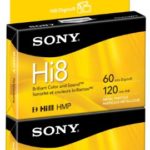 Sony P6120HMPR/2C 2-Pack 120-Minute Hi8 Tape with Hangtab