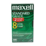 MAXELL 120 MIN STANDARD VHS VIDEO CASS