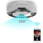 Antaivision 960P WiFi IP Security Home Network Dome Camera for Home Surveillance, Fisheye 360° Indoor Dome with Night Vision Motion Detection 2-Way Talking,Watching The Whole Room Without Blind Area.