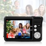 HD Mini Digital Video Camera,Point and Shoot Digital Video Cameras(Black)–Birthday&Christmas Present