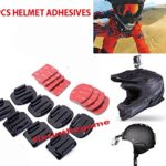 8Pcs Helmet Flat Curved Adhesive Mounts Accessorie For Gopro Hero 1 2 3 4 Sjcam