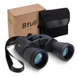 12 x 50 Binoculars For Adults kids, Bfull Compact Binocular Folding Durable Binoculars stargazing for Bird Watching children Sporting Game (Black) +Carrying case+Strap