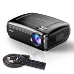 Video Projectors, SOLOVE HDMI Projector Full HD 1080P Home Theater Projector for Movie and PowerPoint Presentation for Laptop PC TV iPhone Android
