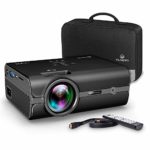 VANKYO Portable Projector 2500 Lux, Support HD 1080P, Mini Projector USB/SD/AV/HDMI/VGA Input. Come Free Carrying Bag HDMI Cable(Black)