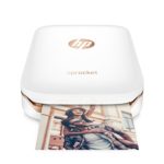 HP Sprocket Portable Photo Printer, X7N07A, Print Social Media Photos on 2×3 Sticky-Backed Paper – White