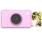 Kodak Mini Shot Wireless Instant Digital Camera & Social Media Portable Photo Printer, LCD Display, Premium Quality Full Color Prints, Compatible w/iOS & Android (Pink)