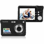 HD Mini Digital Camera with 2.7 Inch TFT LCD Display, Digital Point and Shoot Camera Black