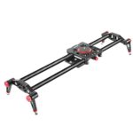 Neewer 31.5 inches/80 centimeters Carbon Fiber Camera Track Slider Video Stabilizer Rail with 6 Bearings for DSLR Camera DV Video Camcorder Film Photography, Load up to 17.5 pounds/8 kilograms (Red)