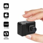 WEKE Mini Camera, Hidden High Definition Portable Small Nanny/Pet Home Surveillance Camera, Black