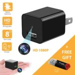 Spy Camera Charger – Hidden Camera Adapter – Motion Detection – HD 1080P – Nanny Cam – USB Cube Surveillance Charger – Mini Spy Cam – Best Home Security Camera Charger – New 2018