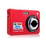 Digital Camera, Lyyes 2.7″ Mini Camera HD 720P Digital Point Shoot Camera Camcorder 8X Zoom Camera for Kids and Gifts (Red)