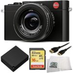 Leica D-LUX (Typ 109) Digital Camera with 16GB Extreme UHS-I U3 SDHC Memory Card (Class 10) + Replacement DMW-BLG10 Battery + 5 Foot Mini HDMI Cable & Microfiber Cleaning Cloth