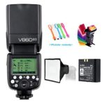 Godox V860II-S High-Speed Sync GN60 1/8000 2.4G TTL Li-ion Battery Camera Flash Speedlite Light Compatible Sony Camera + USB LED