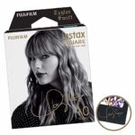 Fujifilm New Instax Square Taylor Swift Edition Film with 10 Exposures, Black (16607820)