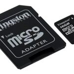 Kingston Canvas Select 16GB microSDHC Class 10 microSD Memory Card UHS-I 80MB/s R Flash Memory Card Adapter (SDCS/16GB)