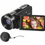 SEREE Camcorder Video Camera Full HD 1080p Digital Camera 24.0MP 18x Digital Zoom 3.0” LCD 270° Rotation Screen with Remote Control