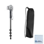 Pro Series 72″ Monopod w/ Quick Release For Canon, Nikon, Sony, Samsung, Olympus, Fujifilm, Panasonic & Pentax + eCostConnection Microfiber Cloth