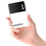 Pico Projector, Artlii Movie iPhone Mini Pocket Laptop Smartphone Projector for Home Cinema Video Party – Black&White