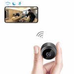 Spy Camera Wireless Hidden WiFi Camera AREBI HD 1080P Mini Camera Portable Home Security Cameras Covert Nanny Cam Indoor Video Recorder Small Camcorder with Motion Activated/Night Vision A10 Plus