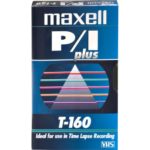 Maxell T-160 PROFESSIONAL-VIDEO TAPE 160 MIN 1PK (213011)