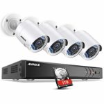 ANNKE Surveillance Camera System, 1080P 8CH DVR Home Security Camera System with 1TB HDD and (4) Ultra Clear 100ft Night Vision Full-HD 1080P Security Camera for Outdoor use, Email Alert with Snapshot