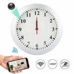 MINGYY 1080P WiFi Spy Hidden Camera Wall Clock Motion Detection Video Camera Remote View Camcorder Baby Pet Nanny Monitor Cameras for Home Surveillance Security