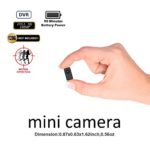 Mini Spy Camera Portable Fuvision Tiny Size Hidden Nanny Camera with Motion Detection Recording and 90 Minutes Battery Life Perfect Indoor and Outdoor Covert Security Camera for Home and Office