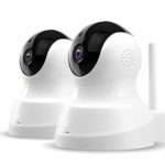 Wireless IP Camera – HD IP Camera (2-Pack), Home Security System with Motion Detection, Two-Way Audio, Night Vision, Pan/Tilt/Zoom, Indoor Surveillance System and Remote Monitor for Baby/Pet/Nanny