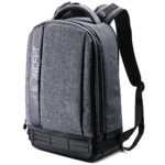 K&F Concept Professional Camera Backpack Large Size Photography Bag Compatible with Camera DSLR, 13.3” Laptop,Tripod (Grey)
