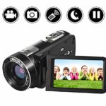 SEREE Video Camera Camcorder Full HD 1080p Digital Camera 24.0MP 18x Digital Zoom 3.0” LCD 270° Rotation Screen with Remote Control