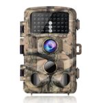 Campark Trail Game Camera 14MP 1080P Waterproof Hunting Scouting Cam for Wildlife Monitoring with 120°Detecting Range Motion Activated Night Vision 2.4” LCD IR LEDs