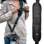 HiiGuy Camera Strap DSLR Nikon l Canon,Extra Long Neck Strap with Quick Release,Safety Tether, DSLR Included eBook and 3 Years Warranty – (2019 Version)