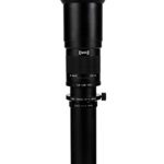 Opteka 650-1300mm (with 2X- 1300-2600mm) Telephoto Zoom Lens for Canon EOS 7D, 6D, 5D, 5Ds, 1Ds, 80D, 77D, 70D, 60D, 60Da, 40D, T7s, T7i, T6s, T6i, T6, T5i, T5, T4i, T3i, SL2, SL1 Digital SLR Cameras