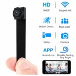 Hidden Spy Camera, 1080P WiFi Mini Camera Portable Wireless Security Cameras with Motion Detection Alarm Remote Home Covert Nanny Cam(Upgraded Version)