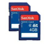 SanDisk SDSDB2L-004G-B35 4 GB Class 4 SDHC Flash Memory Card  (Pack of 2)