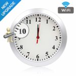 Newwings Upgrade 1080P WiFi Hidden Camera Wall Clock Spy Camera Nanny Cam with Motion Detection, Indoor Covert Security Camera for Home and Office, No Night Vision
