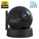 WiFi Home Surveillance IP Camera, Indoor Security Camera, Wireless 1080P Home Camera for Baby/Elder/Pet/Nanny Monitor, Pan/Tilt, Two-Way Audio & Night Vision(E24)