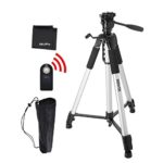 UltraPro 72″ Inch Heavy Duty Aluminum Camera Tripod + Wireless Remote Bundle for Canon Digital Cameras, Includes UltraPro Bonus Microfiber Cleaning Cloth