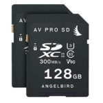 Angelbird 2x AV PRO SD 128GB SDXC UHS-II U3 Class 10 V90 Memory Card Match Pack for Panasonic EVA1 Camera