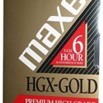 Maxell HGX-Gold – T-120 – 6 Hour – Premium High Grade – Blank VHS – 5 Pack