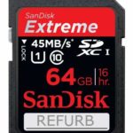 SanDisk Extreme 64GB SDXC UHS-1 Class 10 45MB/S Memory Card SDSDX-064G-X46 (Certified Refurbished)