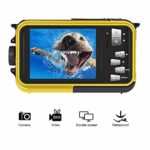 Underwater Camcorder Waterproof Camera Full HD 1080P for Snorkelling Waterproof Point and Shoot Digital Camera Dual Screen Action Camera