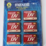 Maxell 298022 60 Minute Digital Mini Video Camcorder Tape – 6 Pack