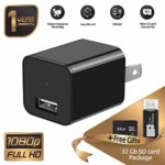 Hidden Spy Camera [Newest model] Smart Mini Spy Charger with Motion Detection and Loop Recording – Storage up to 32GB Improved 2019